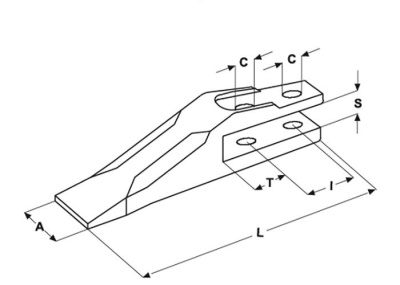 Зуб 68131 - 6691-2