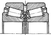 Чертеж радиального двухрядного подшипника
