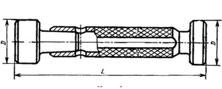 Чертеж калибр-пробки гладкой ГОСТ 14810–69