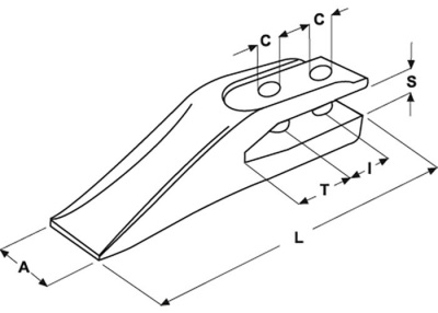 Зуб 825010001